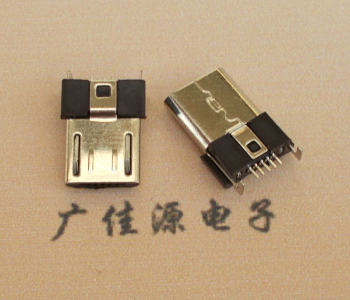 Micro USB 5PIN,90ȷؽŶƬ,¶6.8MM 