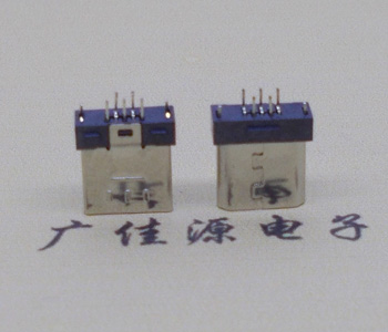 直销Micro USB立式插头,Micro连接器公头