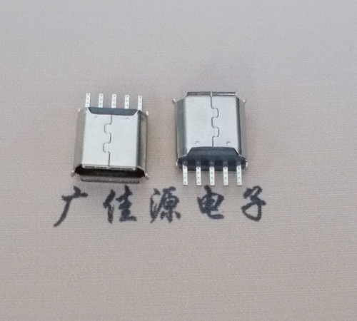 Micro USB 5P母座焊线式