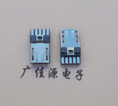 Micro USB 5P公头焊线式