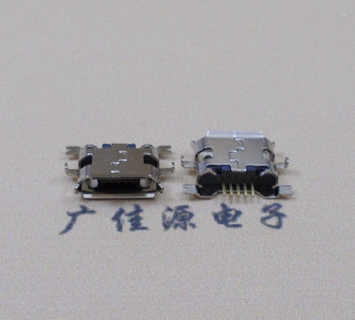 Micro USB 5pin沉板前插后贴