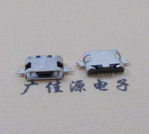 Micro USB两脚沉板1.0MM无卷边