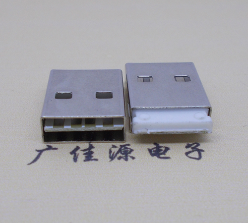 双面USB插头焊线